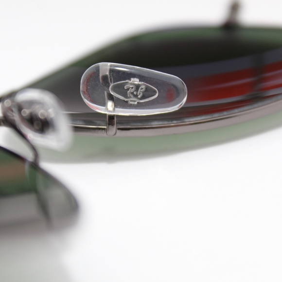 RAY-BAN RB 3025 004/58 POLARIZED GUNMETAL AVIATORS - Picture 5 of 8